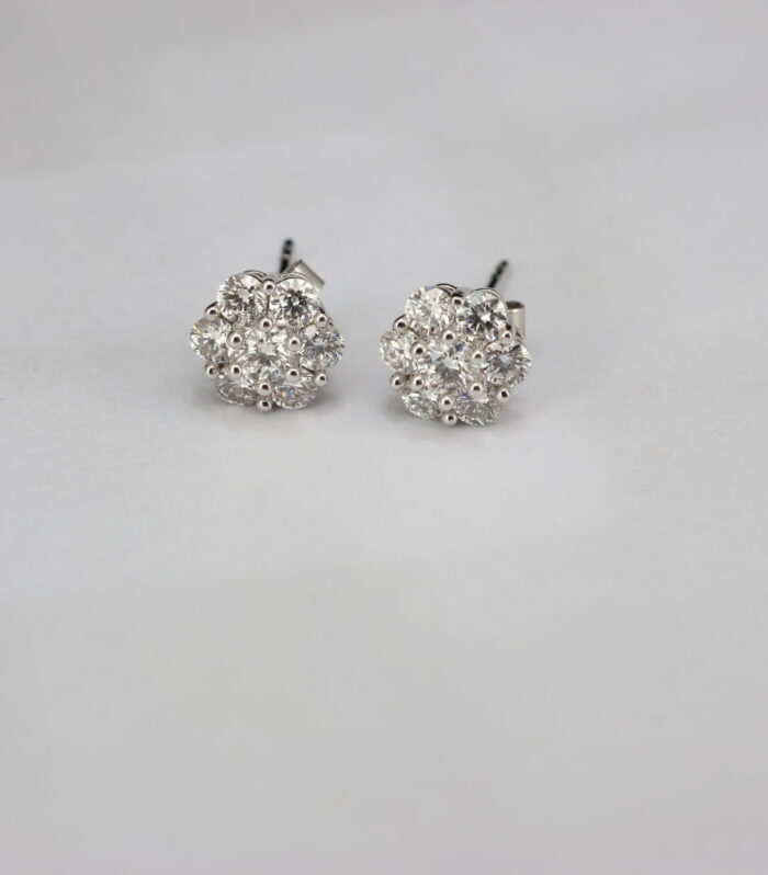 Round Diamond 18k白 Ring