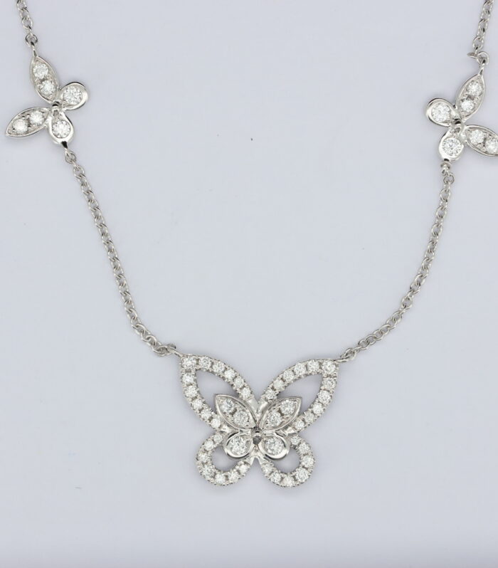 Round Diamond Platinum Ring