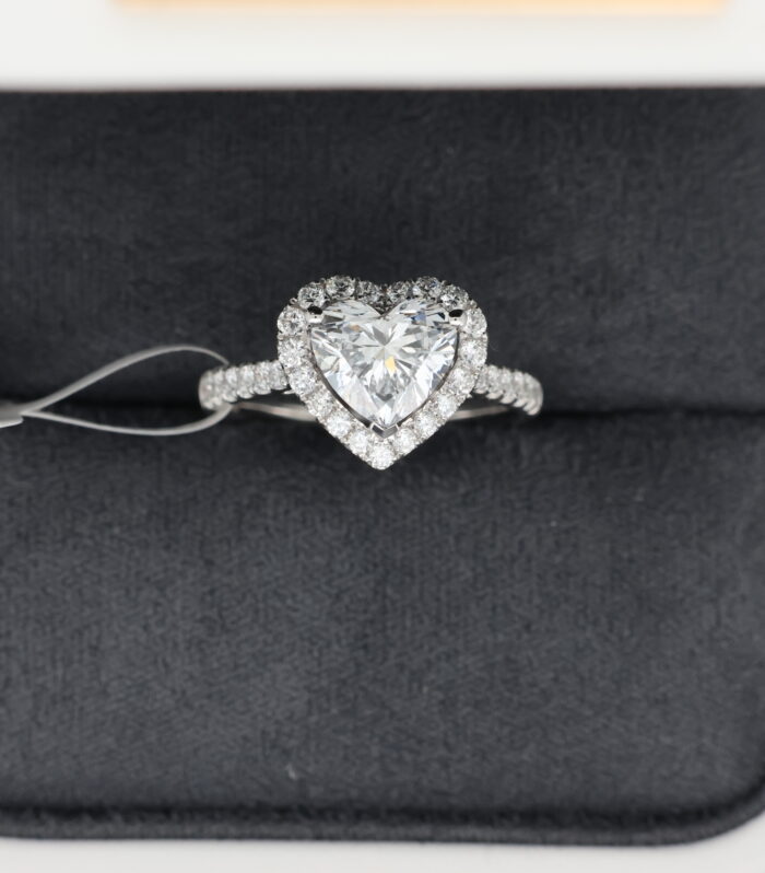 1ct Heart Diamond 18k白 Ring