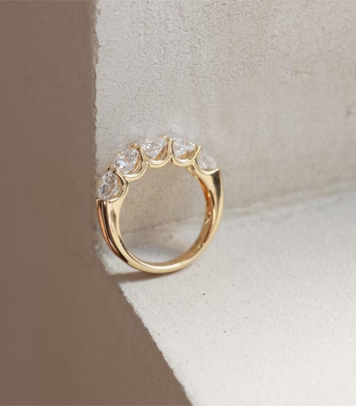 Lab Diamond Yellow Gold 18K Ring