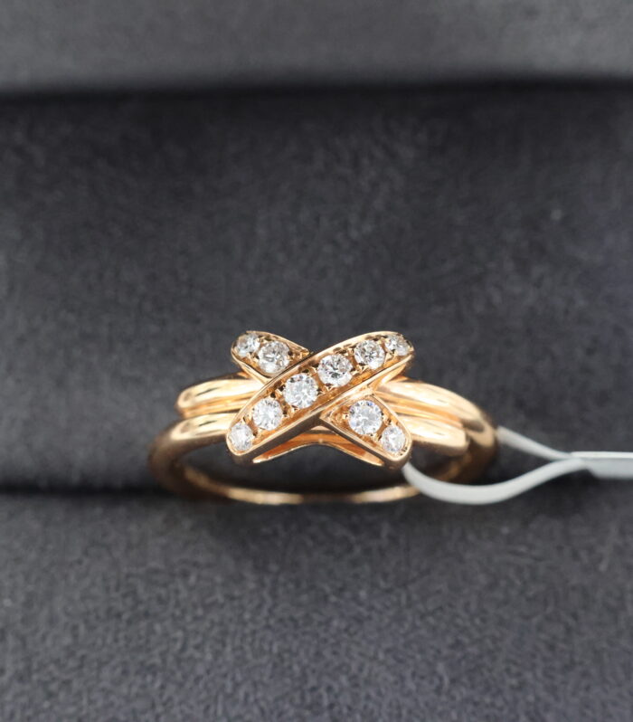 Round Diamond 18k红 Ring