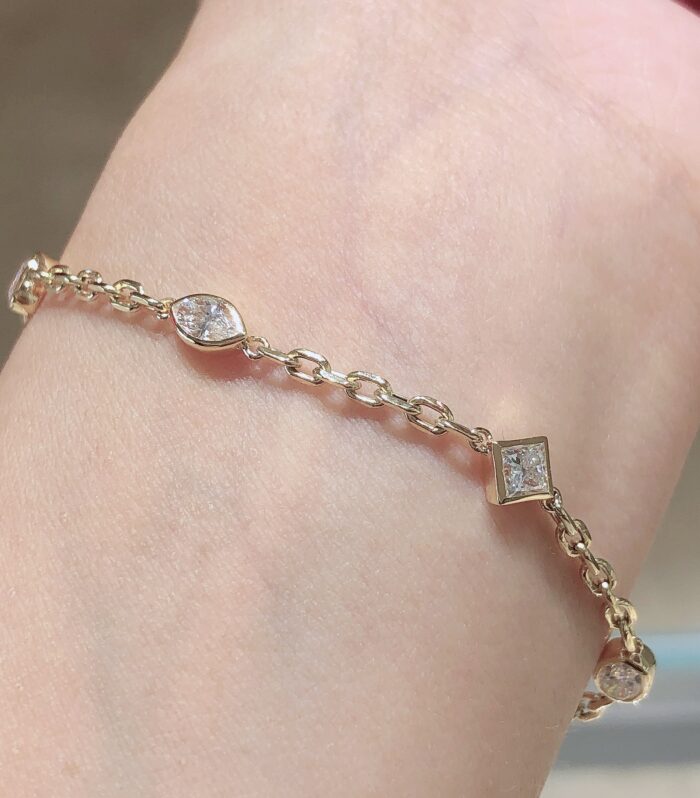 Lab Diamond Yellow Gold 18K Ring