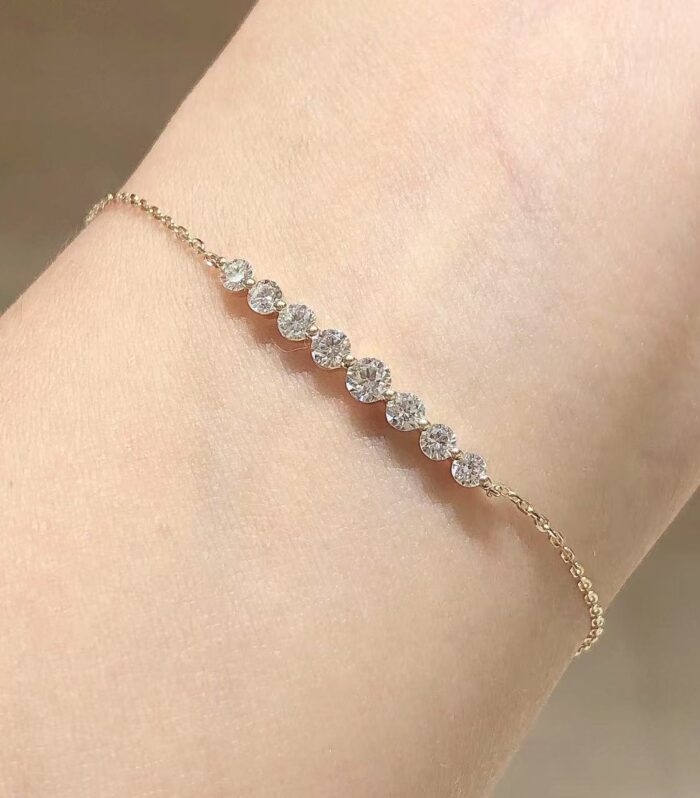 Lab Diamond Yellow Gold 18K Ring