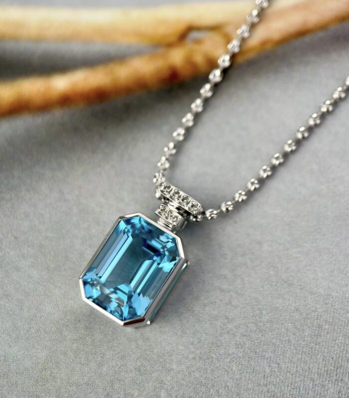 1ct Emerald Lab Diamond 铂PT950 Ring