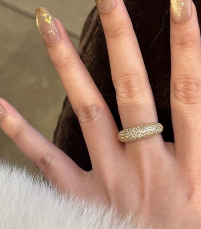 Lab Diamond Yellow Gold 18K Ring