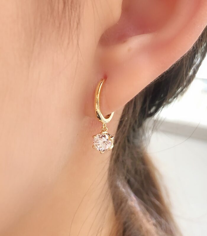 2ct Round Lab Diamond Yellow Gold 18K Ring