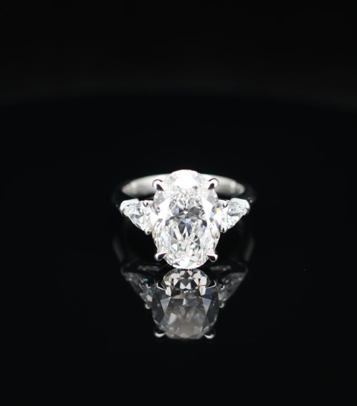 1ct Oval 圆钻 White Gold 18K Ring