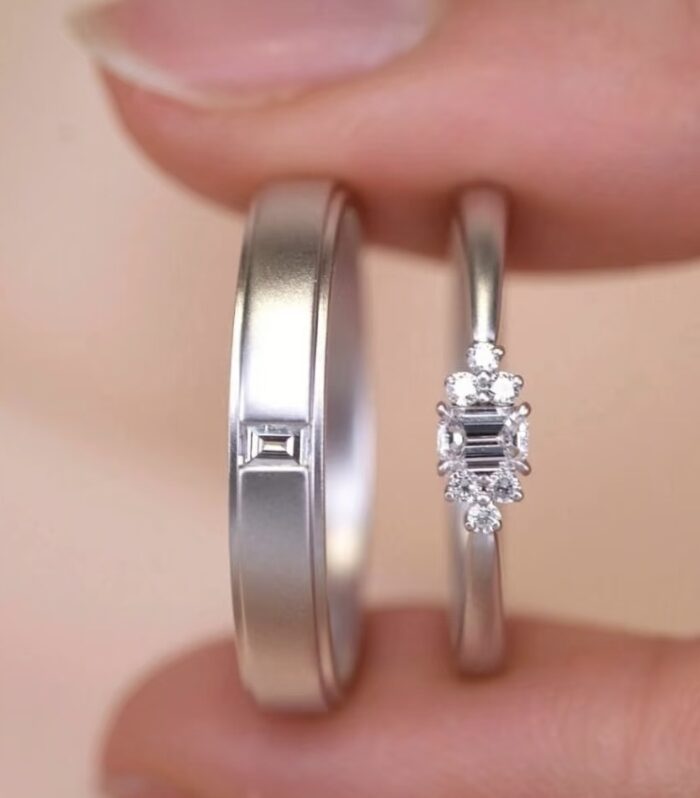 1ct Lab White Gold 18K Ring