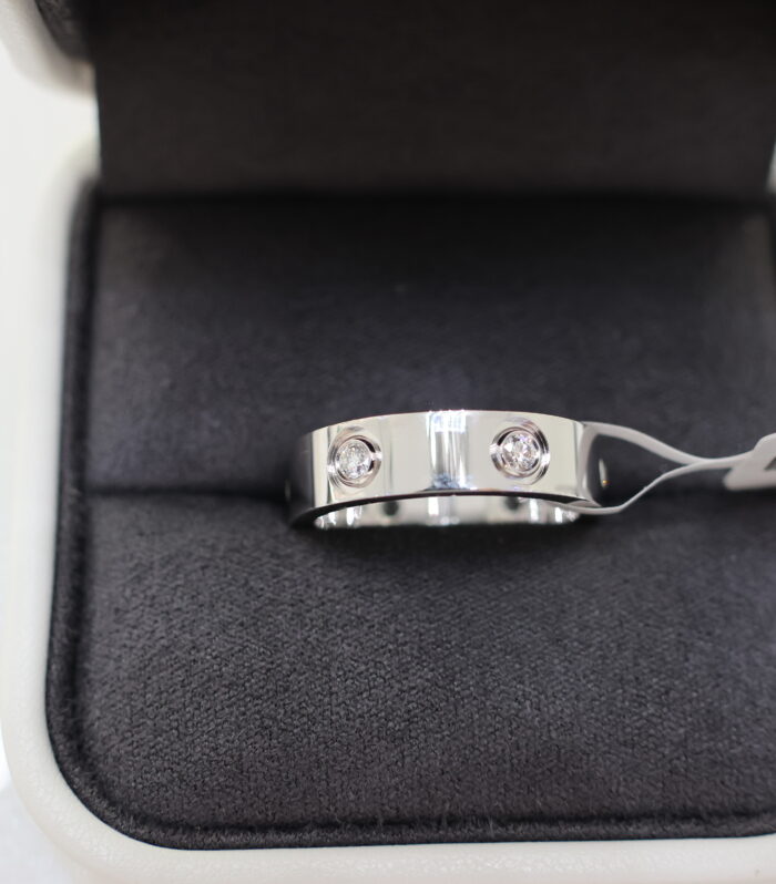 Round Diamond 18k白 Ring