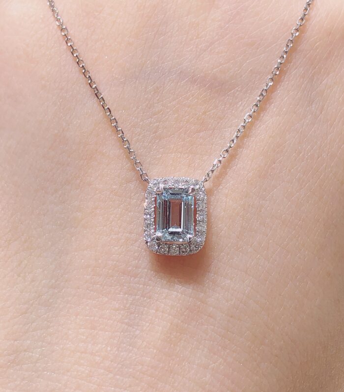 1ct Emerald Lab Diamond 铂PT950 Ring