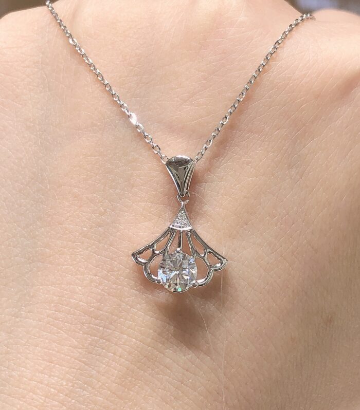 1ct Round Lab Diamond White Gold 18K Ring