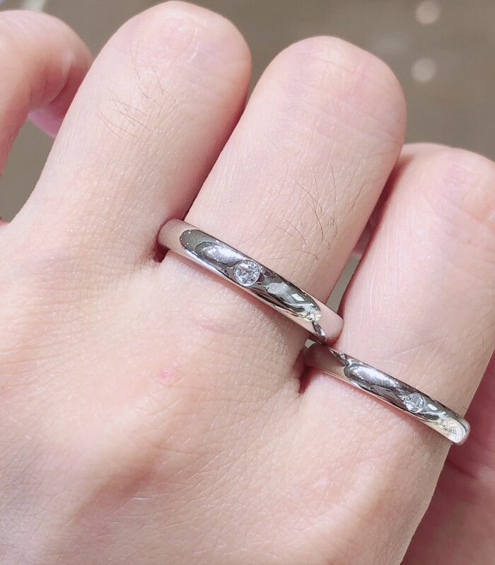 1ct Lab 铂PT950 Ring