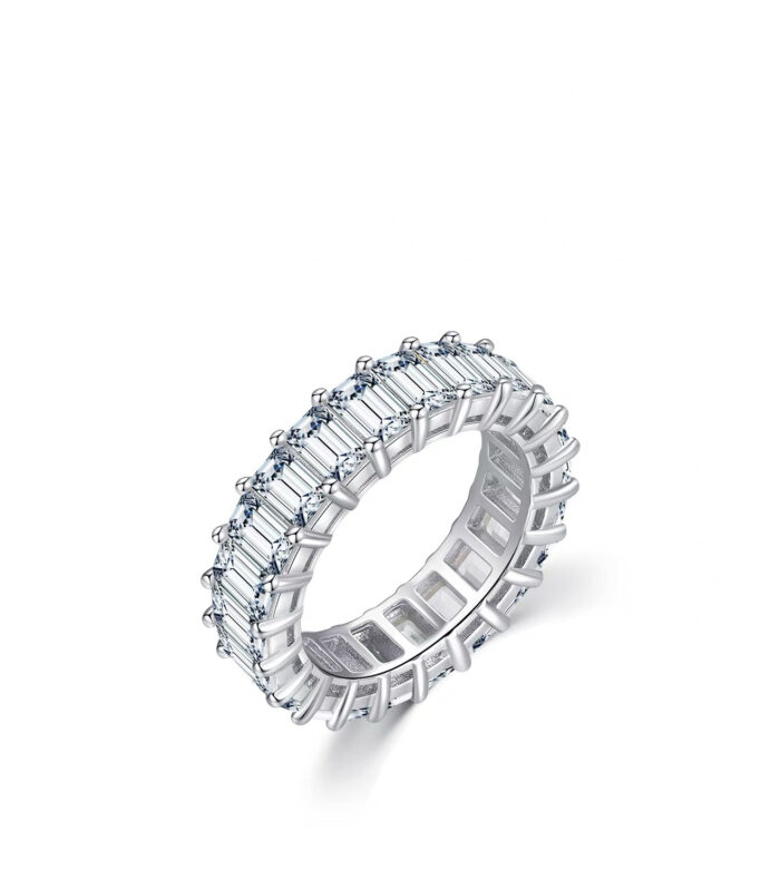 Emerald Lab Diamond 铂PT950 Ring