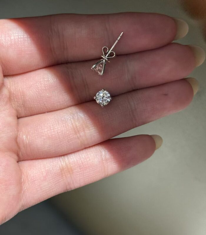 Round Lab Diamond 18k白 Ring