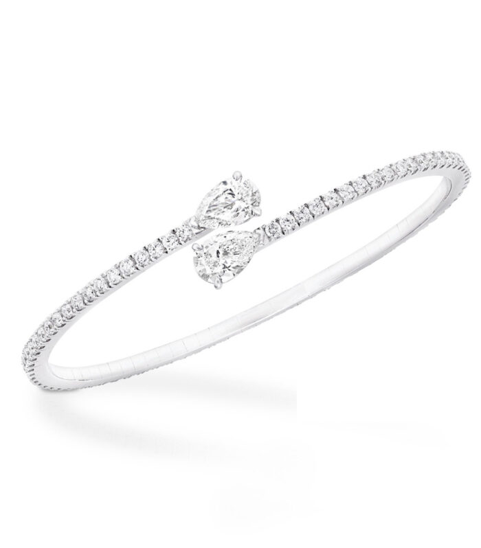 2ct Pear Lab Diamond 铂PT950 Ring