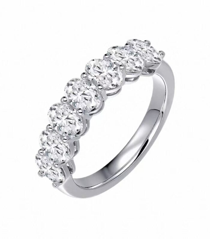 7ct Diamond Platinum Ring