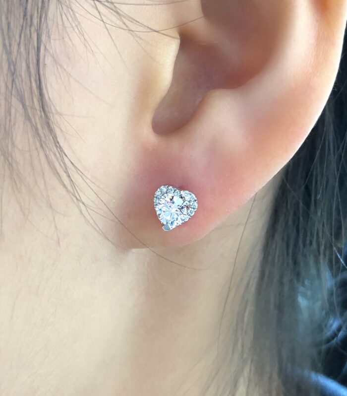 2ct Round Lab Diamond White Gold 18K Ring