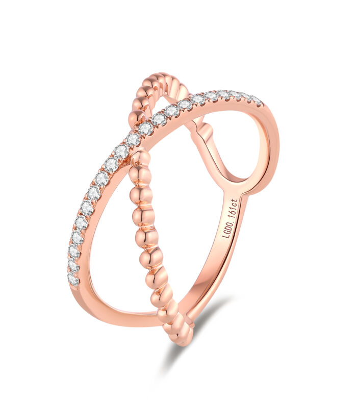 21ct Diamond 18K红 Ring