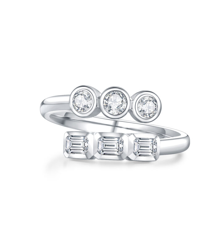 Diamond White Gold 18K Ring
