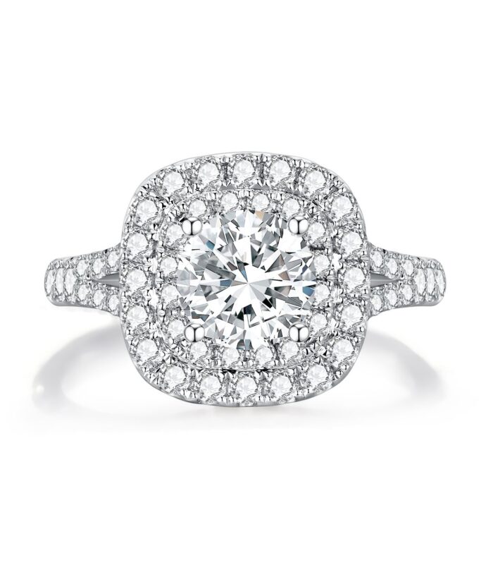 Diamond White Gold 18K Ring