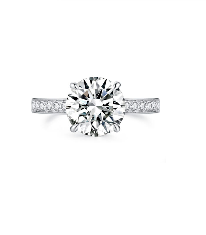 1ct Diamond Platinum Ring