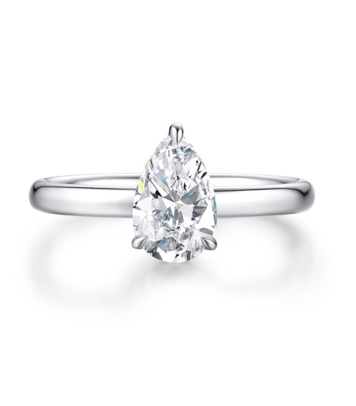 1ct Diamond White Gold 18K Ring