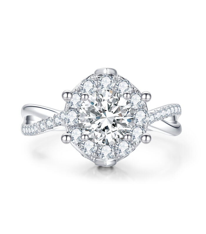 1ct Diamond White Gold 18K Ring