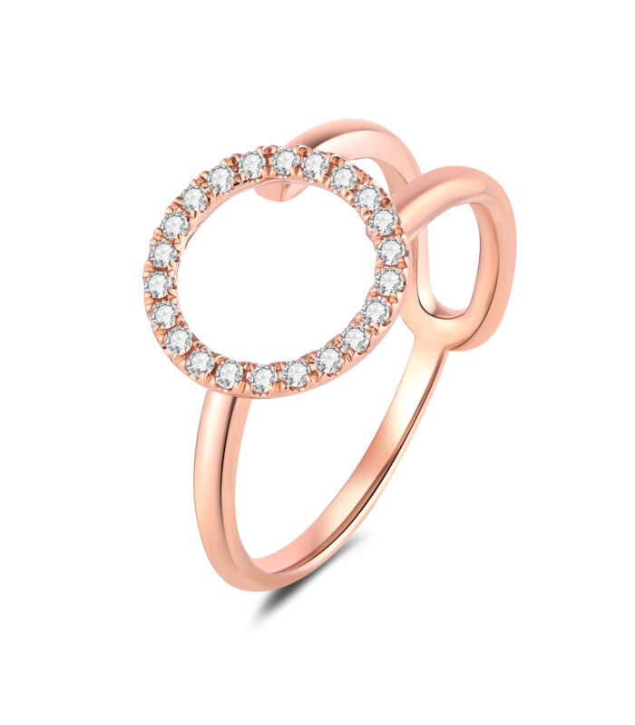 22ct Diamond 18K红 Ring