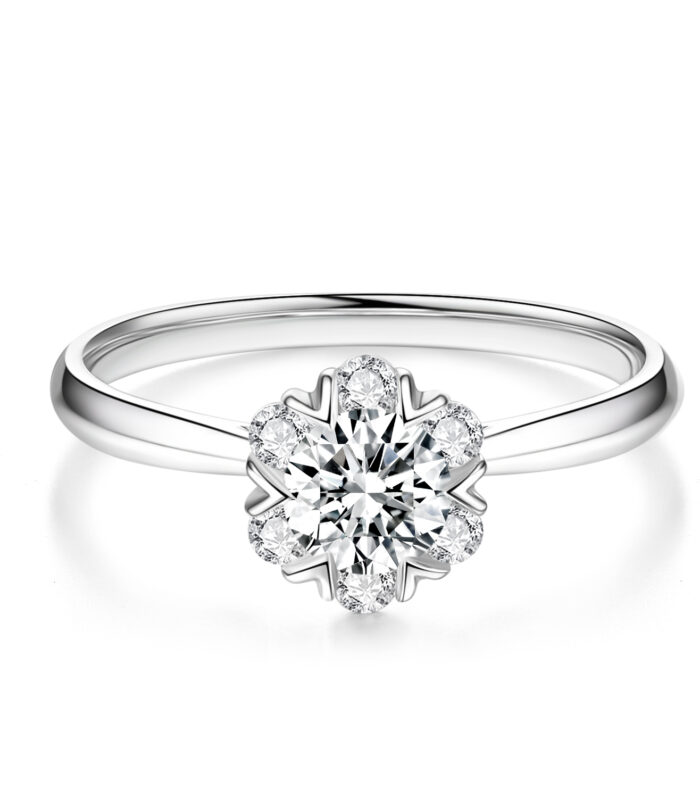 1ct Diamond White Gold 18K Ring