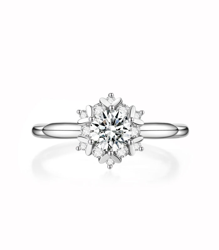 1ct Diamond White Gold 18K Ring