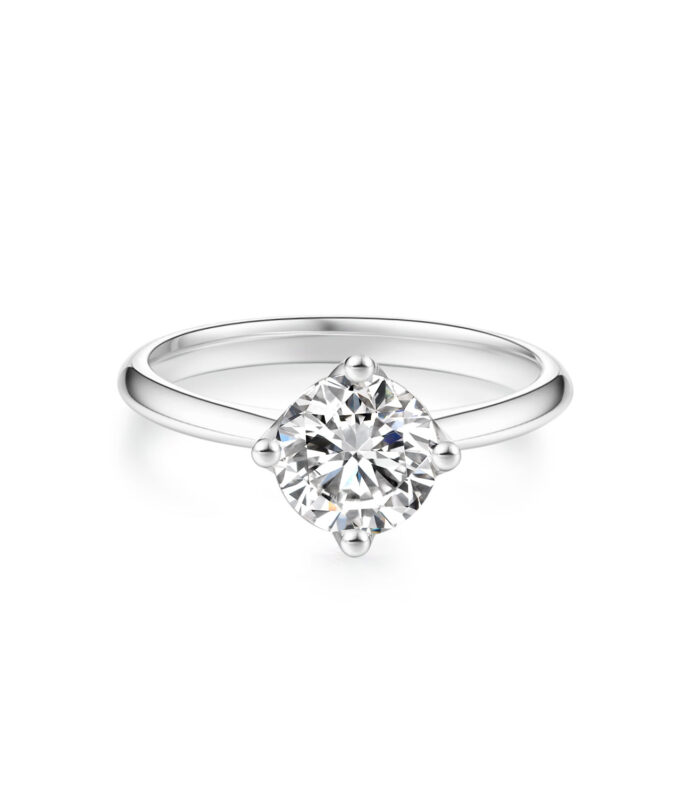 1ct Diamond White Gold 18K Ring