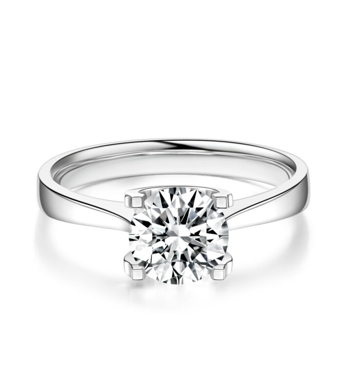 1ct Diamond White Gold 18K Ring