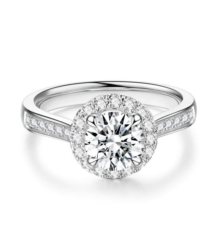 1ct Diamond White Gold 18K Ring