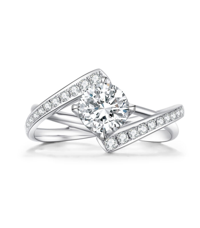 1ct Diamond White Gold 18K Ring