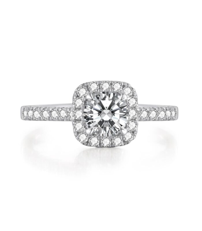 1ct Diamond White Gold 18K Ring