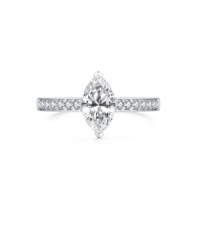 1ct Diamond White Gold 18K Ring